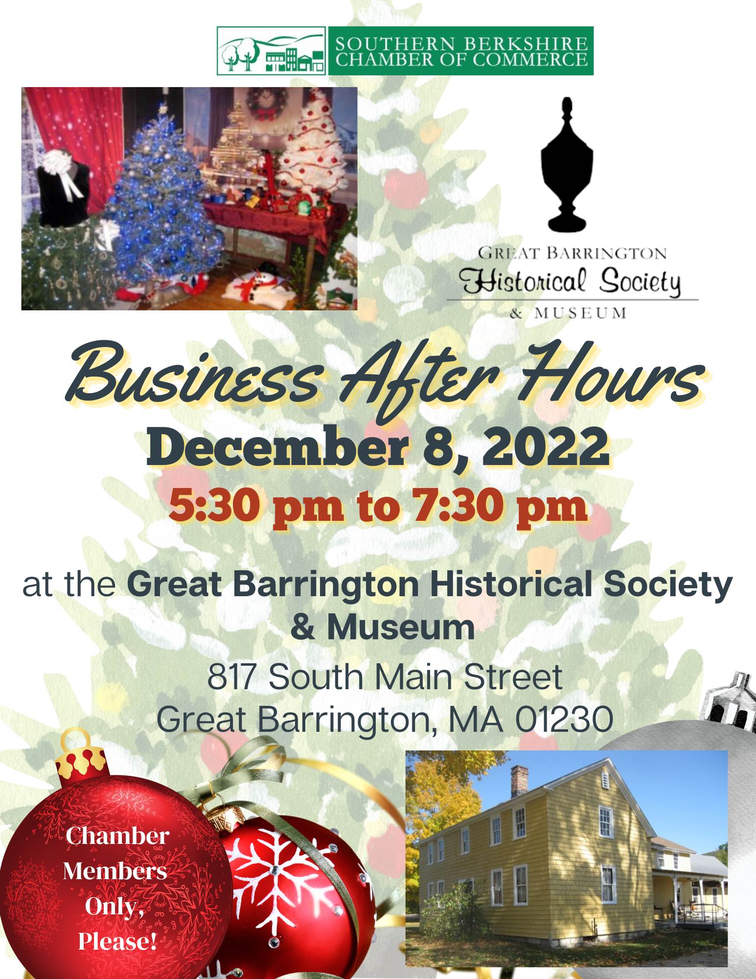 December BAH @ Great Barrington Historical Society and Museum